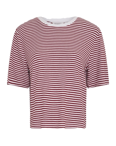 MSCH Copenhagen - MSCHJana T-shirt - Egret/Rhubarb